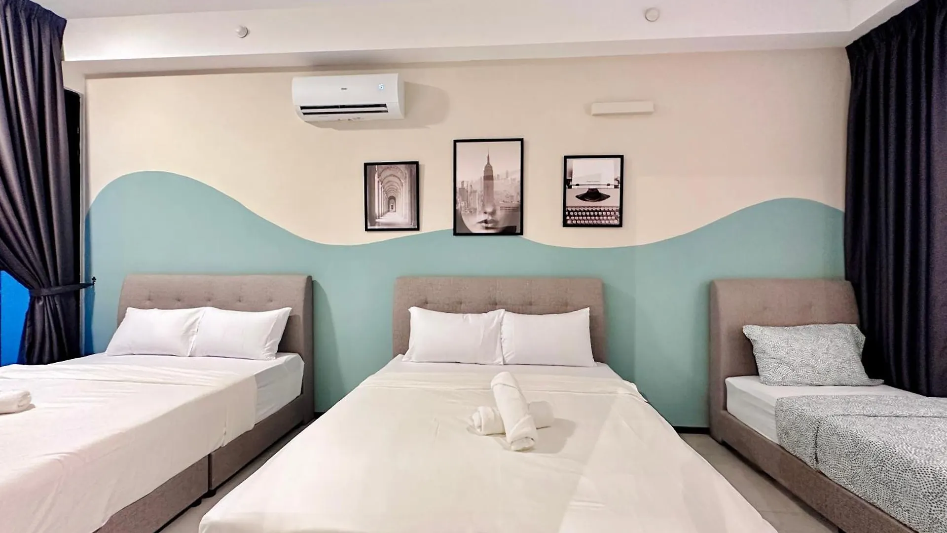Apartment New 2Br Or 3Br Homey Getaway Stay 7 To 10 Pax At Urban Suites, Georgetown By Urban Staycation Lod Jelutong