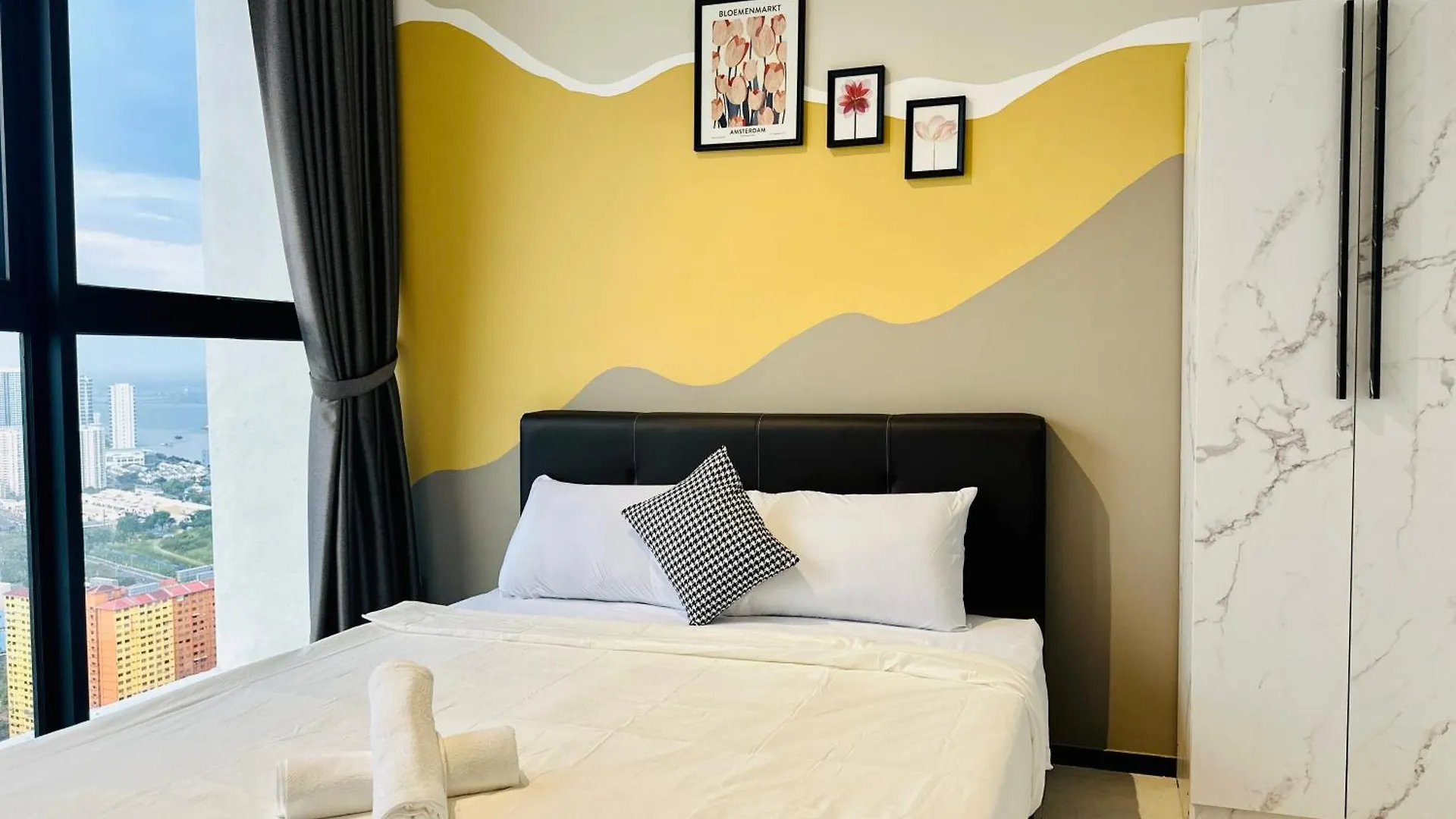 New 2Br Or 3Br Homey Getaway Stay 7 To 10 Pax At Urban Suites, Georgetown By Urban Staycation Lod Jelutong
